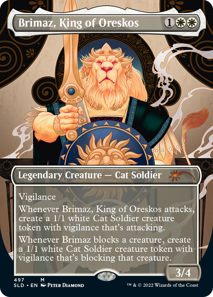 Brimaz, King of Oreskos (Borderless) [Secret Lair Drop Series] | Jomio and Rueliete's Cards and Comics