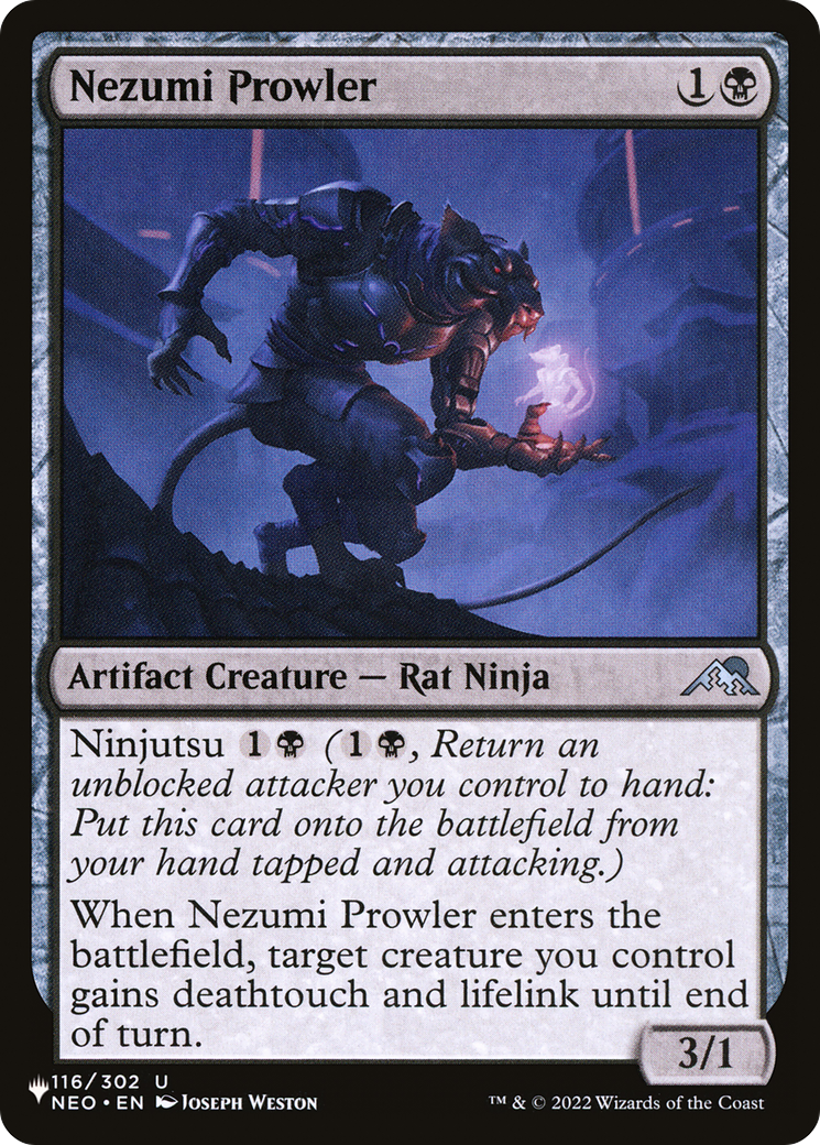 Nezumi Prowler [The List] | Jomio and Rueliete's Cards and Comics