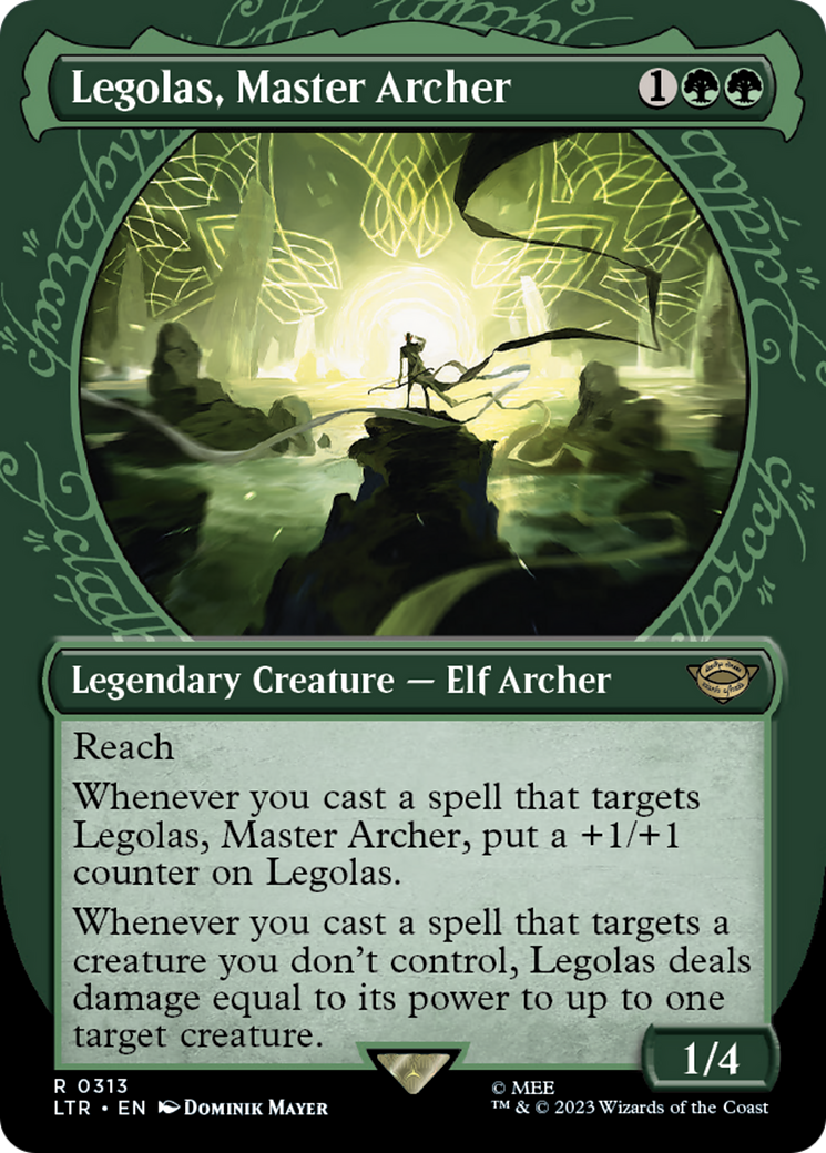 Legolas, Master Archer (Showcase Ring Frame) [The Lord of the Rings: Tales of Middle-Earth] | Jomio and Rueliete's Cards and Comics