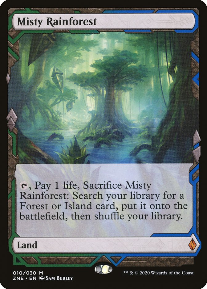 Misty Rainforest (Expeditions) [Zendikar Rising Expeditions] | Jomio and Rueliete's Cards and Comics