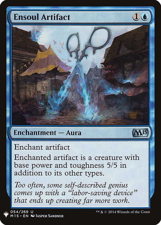 Ensoul Artifact [Mystery Booster] | Jomio and Rueliete's Cards and Comics
