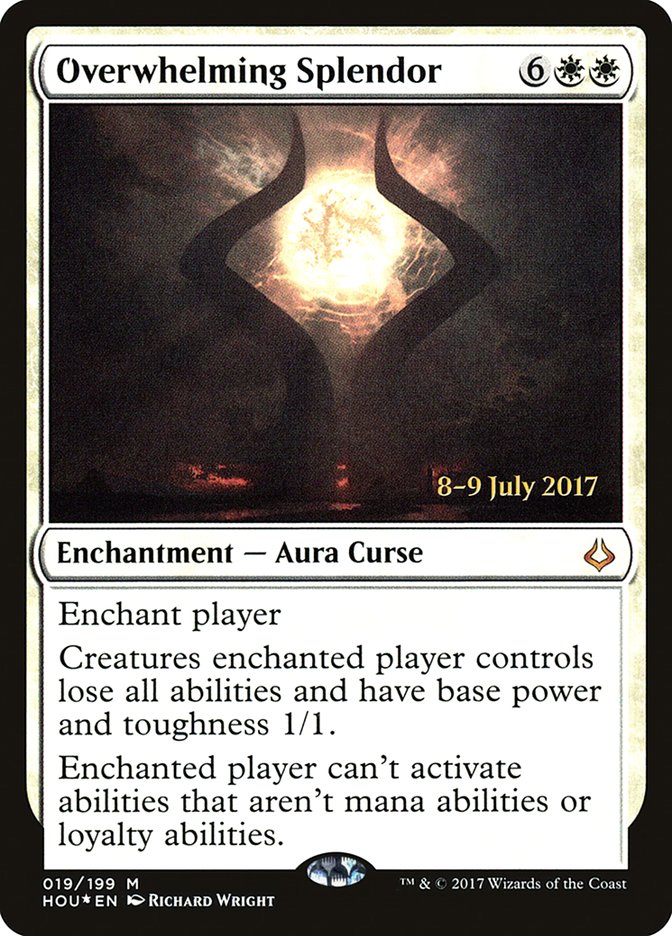 Overwhelming Splendor [Hour of Devastation Prerelease Promos] | Jomio and Rueliete's Cards and Comics