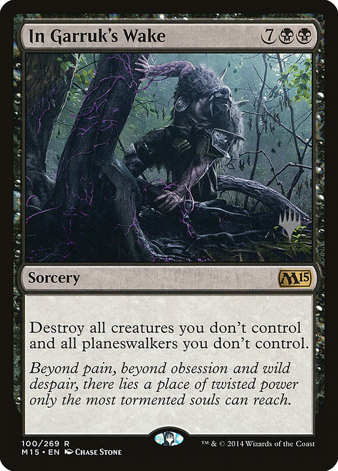 In Garruk's Wake (Promo Pack) [Magic 2015 Promos] | Jomio and Rueliete's Cards and Comics