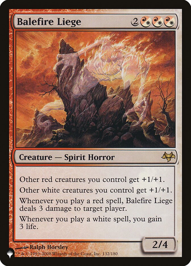 Balefire Liege [The List] | Jomio and Rueliete's Cards and Comics