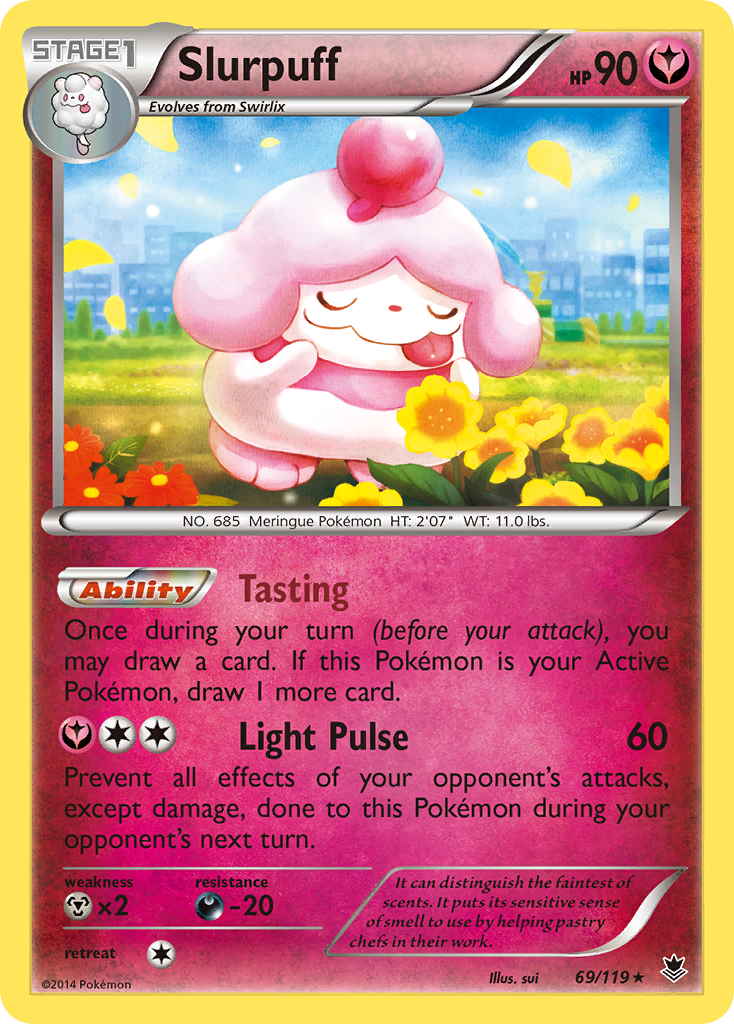 Slurpuff (69/119) [XY: Phantom Forces] | Jomio and Rueliete's Cards and Comics