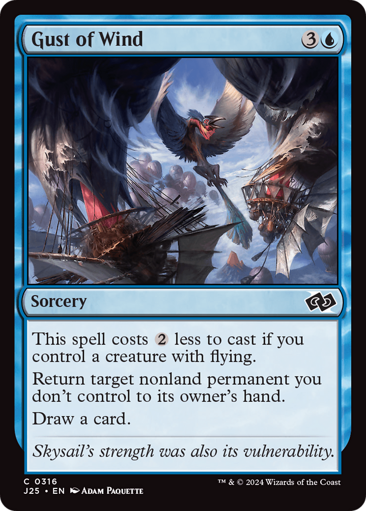 Gust of Wind [Foundations Jumpstart] | Jomio and Rueliete's Cards and Comics
