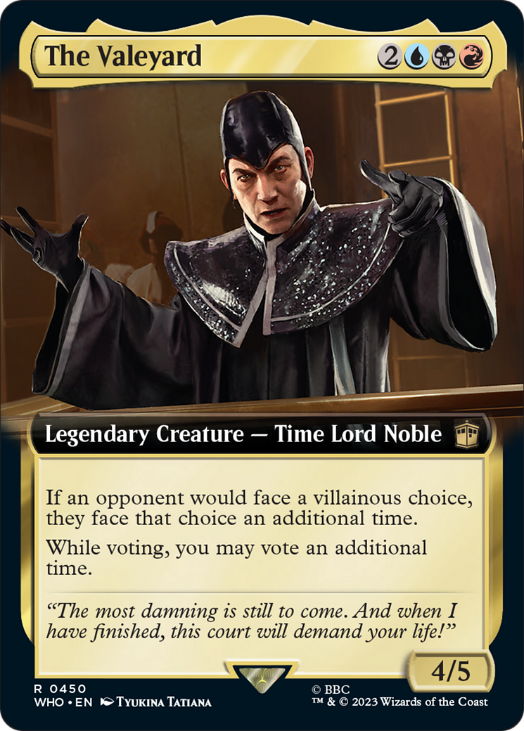 The Valeyard (Extended Art) [Doctor Who] | Jomio and Rueliete's Cards and Comics