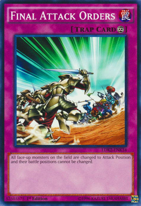 Final Attack Orders [LDK2-ENK34] Common | Jomio and Rueliete's Cards and Comics