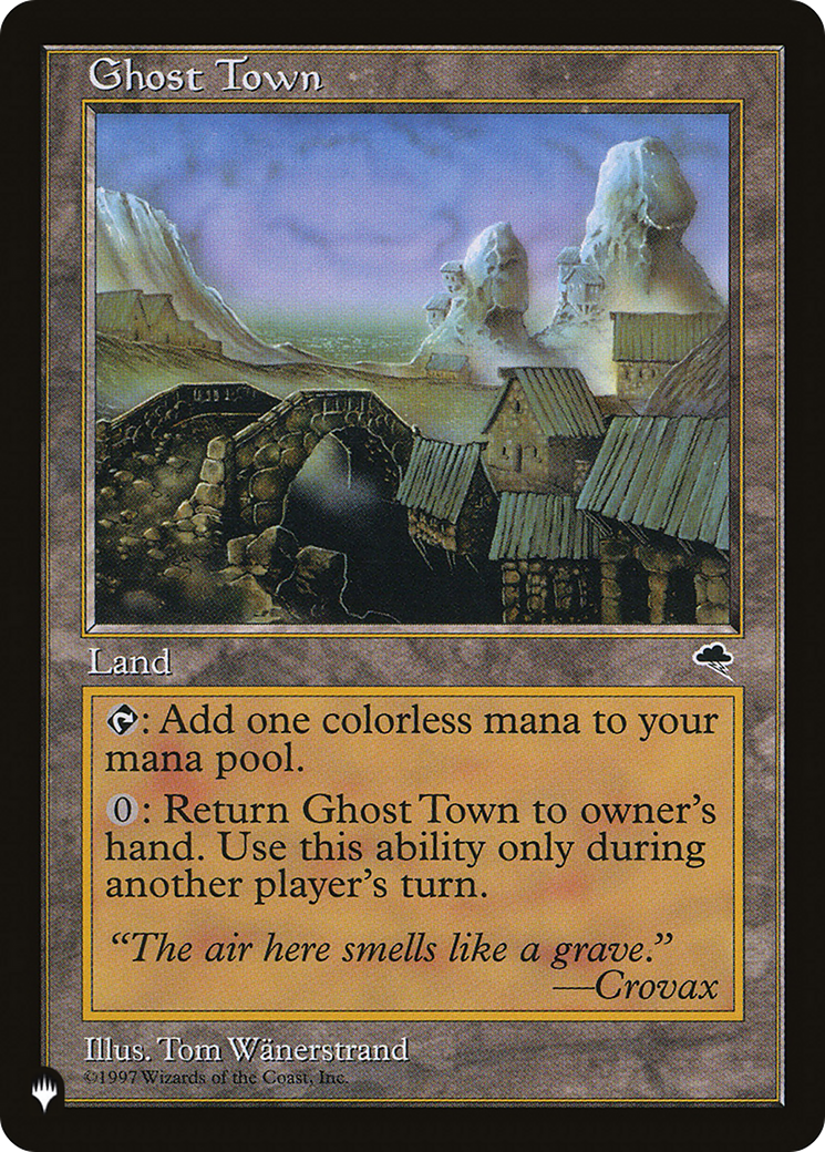 Ghost Town [The List] | Jomio and Rueliete's Cards and Comics