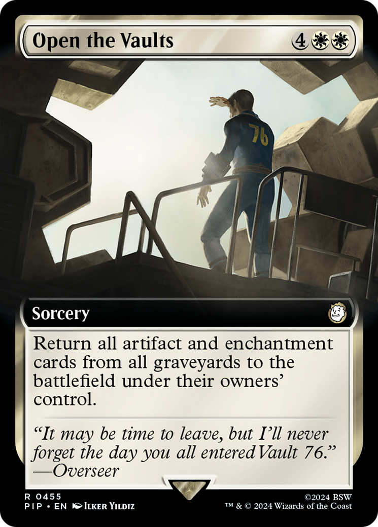 Open the Vaults (Extended Art) [Fallout] | Jomio and Rueliete's Cards and Comics
