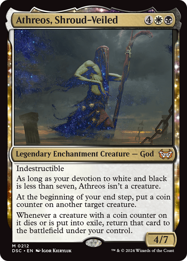 Athreos, Shroud-Veiled [Duskmourn: House of Horror Commander] | Jomio and Rueliete's Cards and Comics