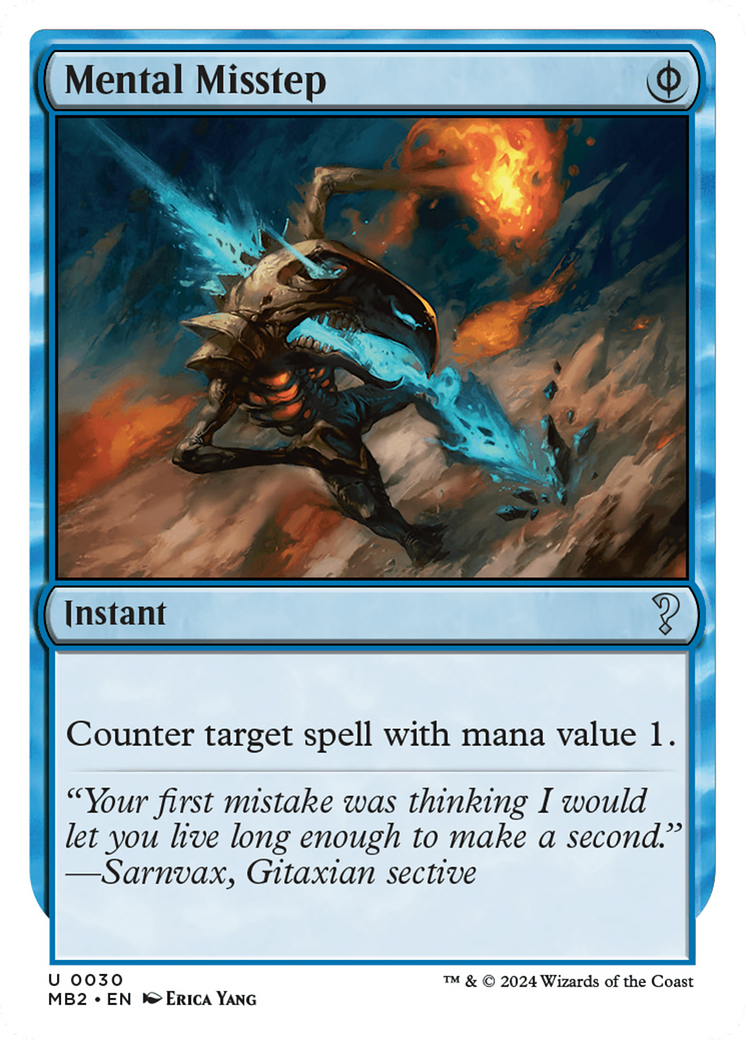 Mental Misstep (White Border) [Mystery Booster 2] | Jomio and Rueliete's Cards and Comics