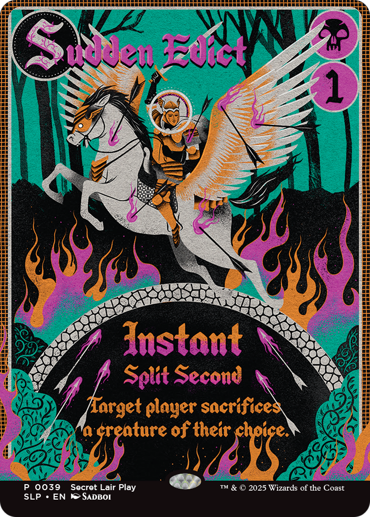 Sudden Edict [Secret Lair Showdown] | Jomio and Rueliete's Cards and Comics
