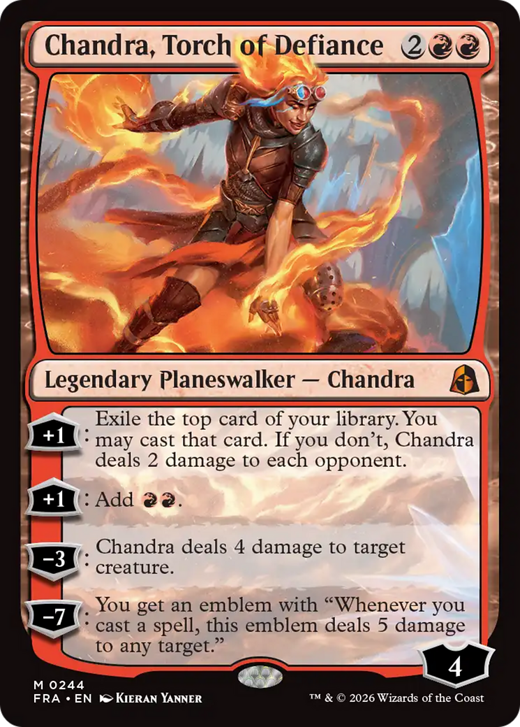 Chandra, Torch of Defiance [Reality Fracture] | Jomio and Rueliete's Cards and Comics