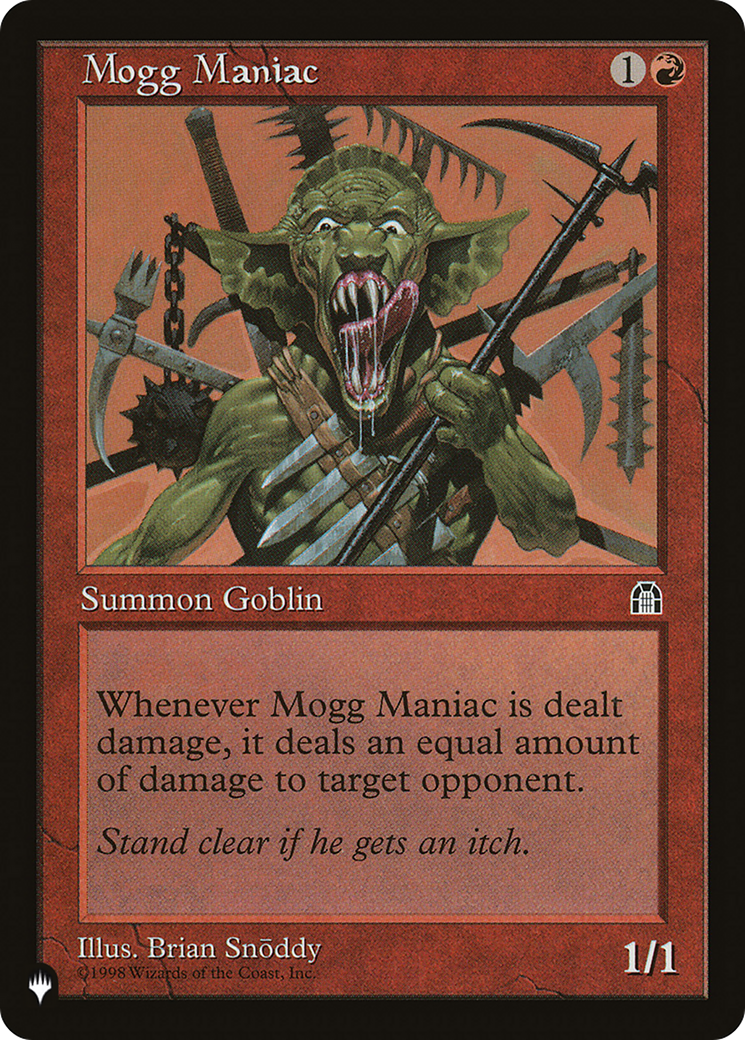 Mogg Maniac [The List] | Jomio and Rueliete's Cards and Comics