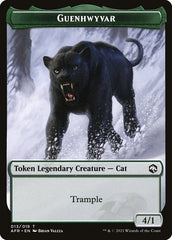 Treasure // Guenhwyvar Double-Sided Token [Dungeons & Dragons: Adventures in the Forgotten Realms Tokens] | Jomio and Rueliete's Cards and Comics