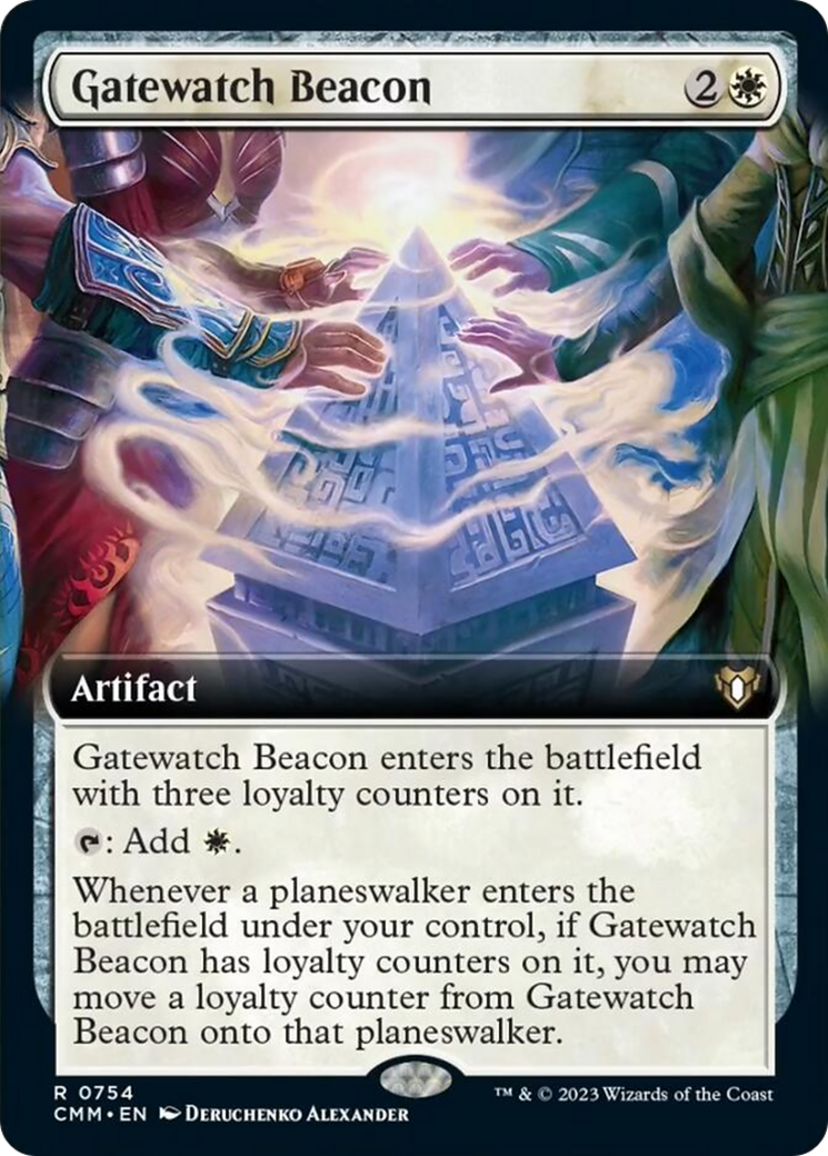 Gatewatch Beacon (Extended Art) [Commander Masters] | Jomio and Rueliete's Cards and Comics
