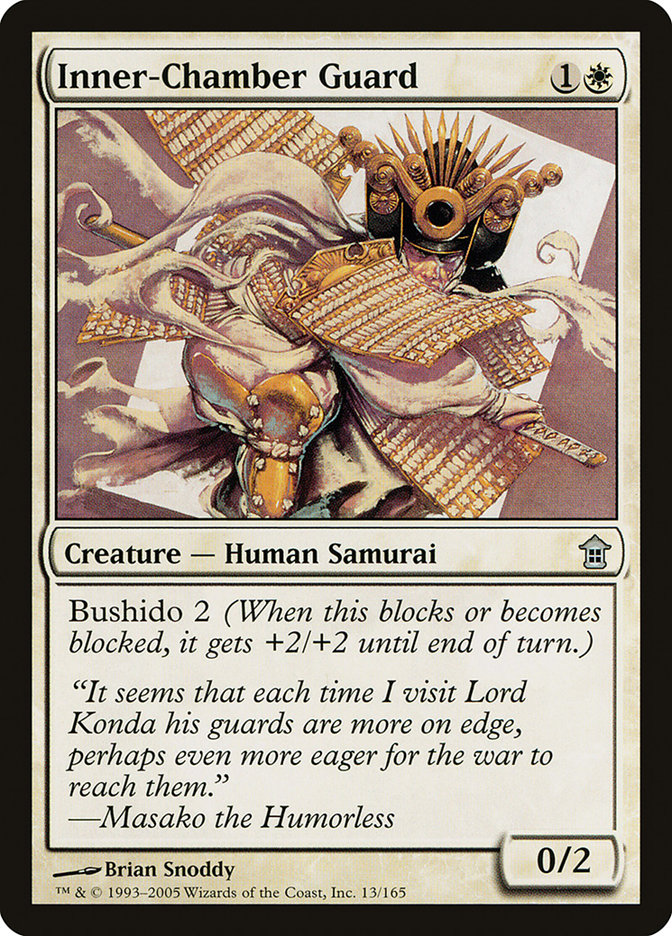 Inner-Chamber Guard [Saviors of Kamigawa] | Jomio and Rueliete's Cards and Comics