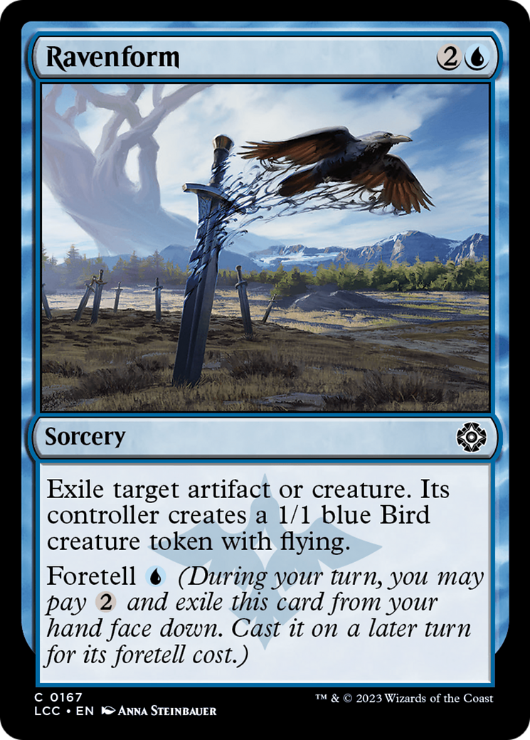 Ravenform [The Lost Caverns of Ixalan Commander] | Jomio and Rueliete's Cards and Comics