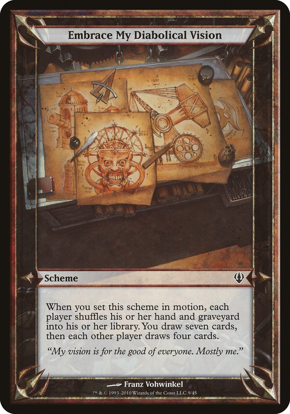 Embrace My Diabolical Vision (Schemes) [Archenemy Schemes] | Jomio and Rueliete's Cards and Comics