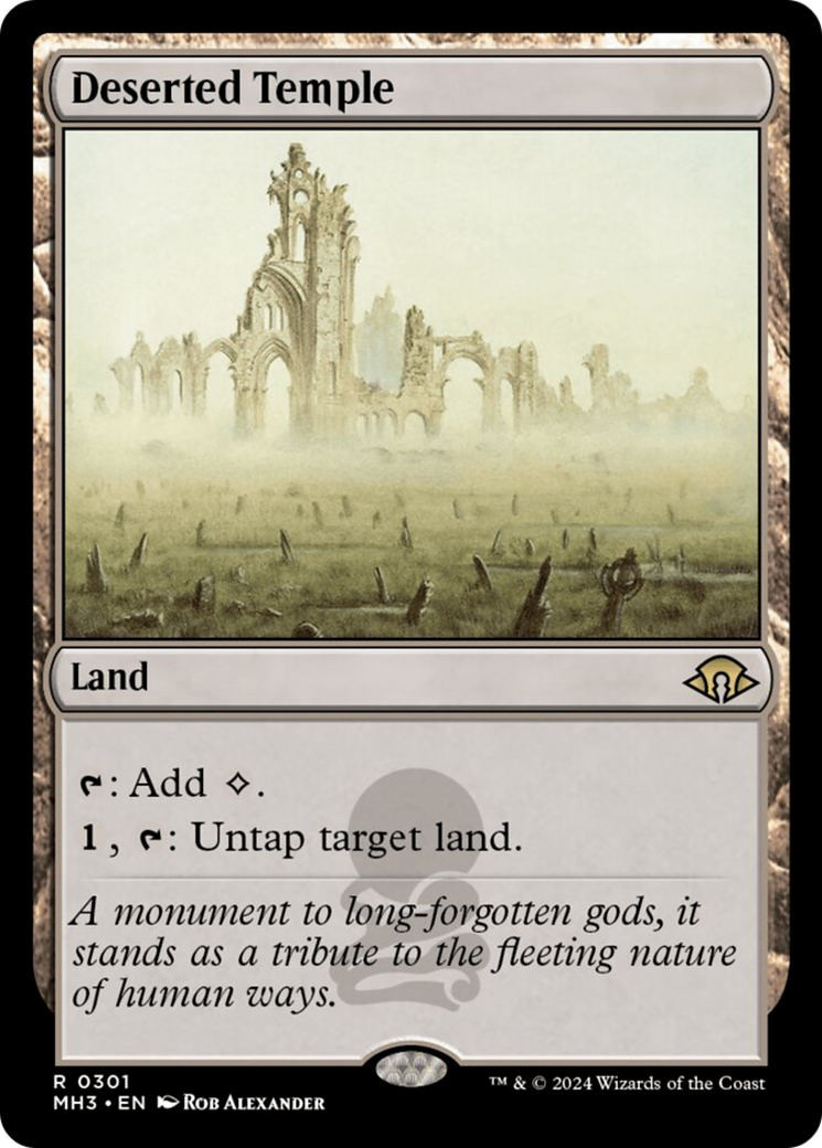 Deserted Temple [Modern Horizons 3] | Jomio and Rueliete's Cards and Comics