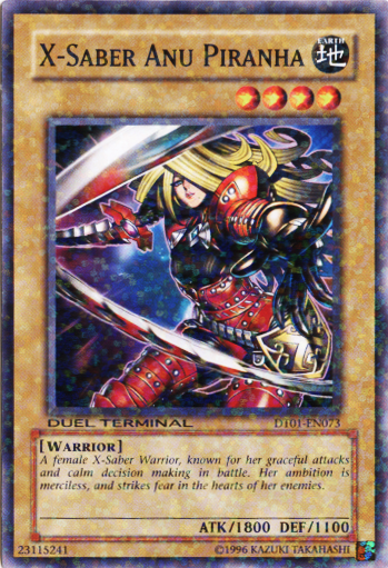 X-Saber Anu Piranha [DT01-EN073] Common | Jomio and Rueliete's Cards and Comics