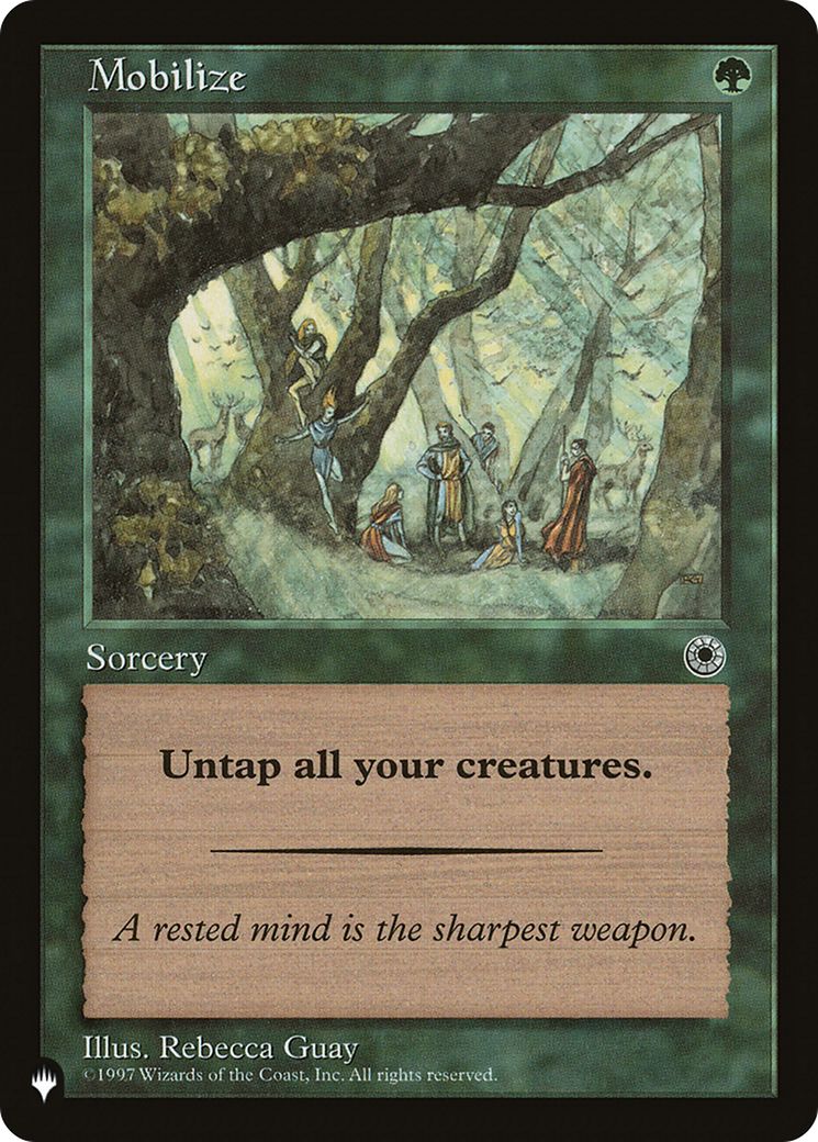 Mobilize [The List] | Jomio and Rueliete's Cards and Comics