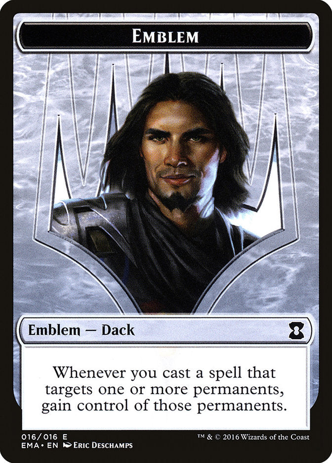 Dack Fayden Emblem [Eternal Masters Tokens] | Jomio and Rueliete's Cards and Comics