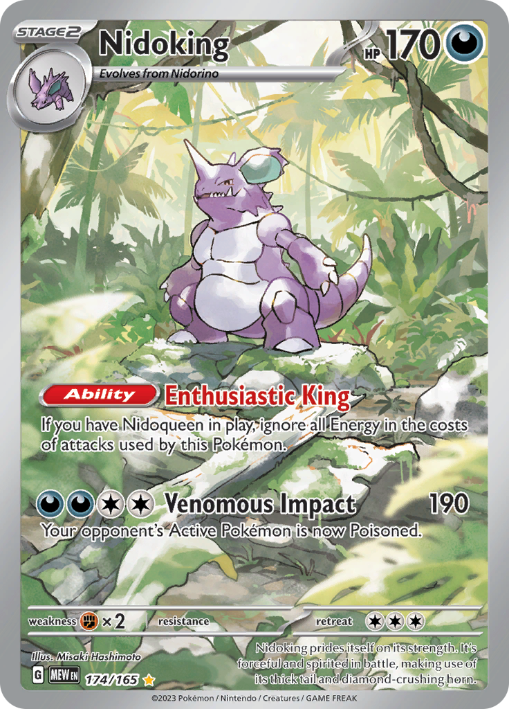 Nidoking (174/165) [Scarlet & Violet 151] | Jomio and Rueliete's Cards and Comics
