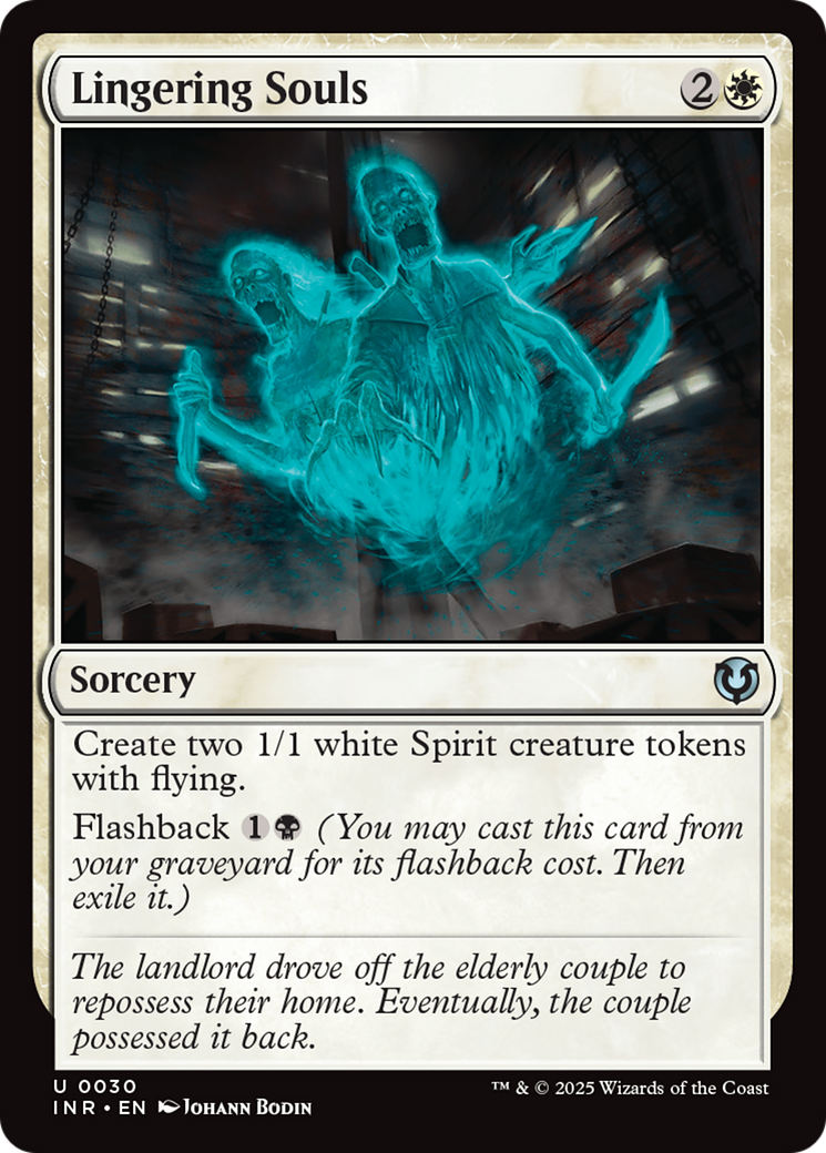 Lingering Souls [Innistrad Remastered] | Jomio and Rueliete's Cards and Comics