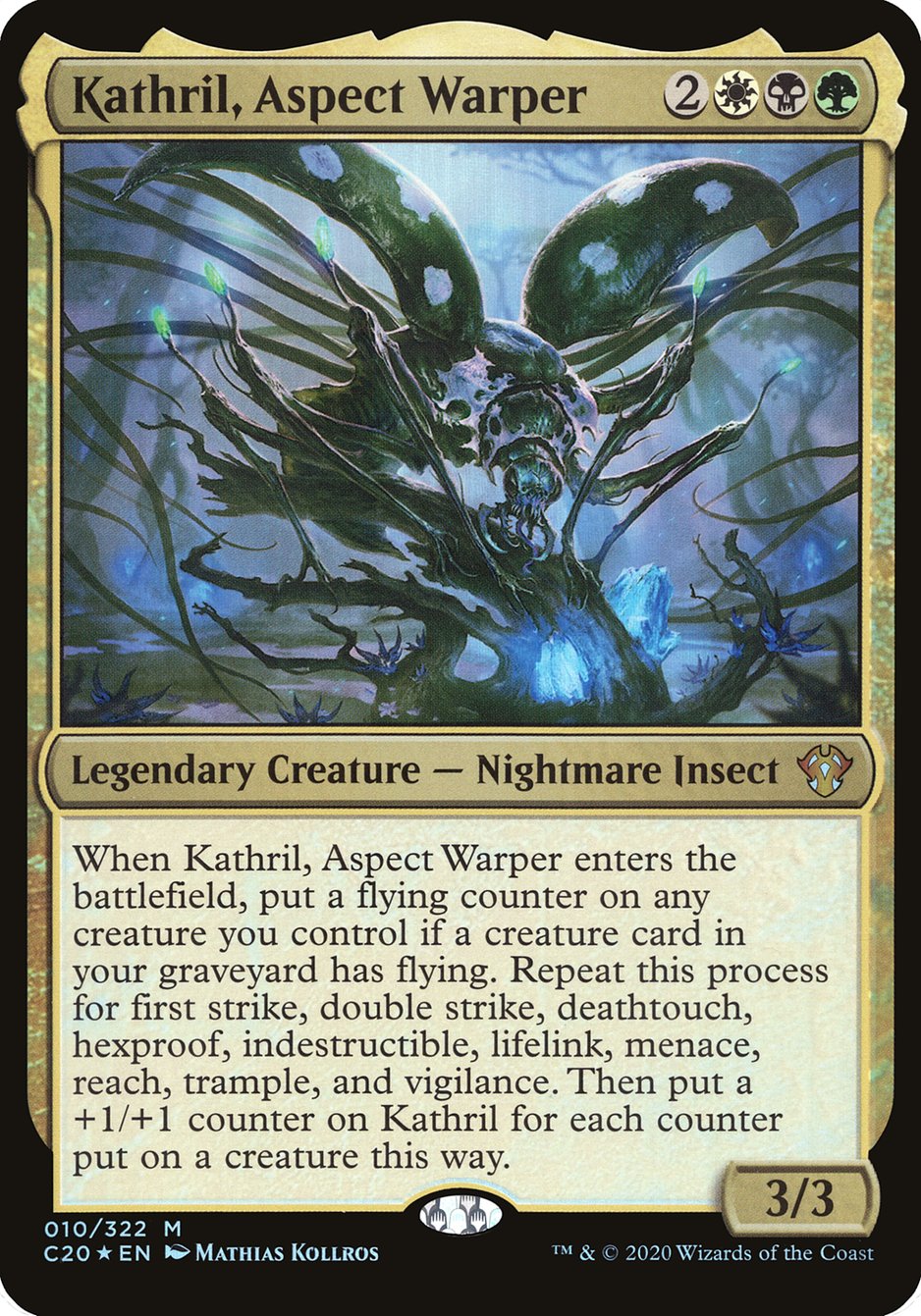 Kathril, Aspect Warper (Oversized) [Commander 2020 Oversized] | Jomio and Rueliete's Cards and Comics
