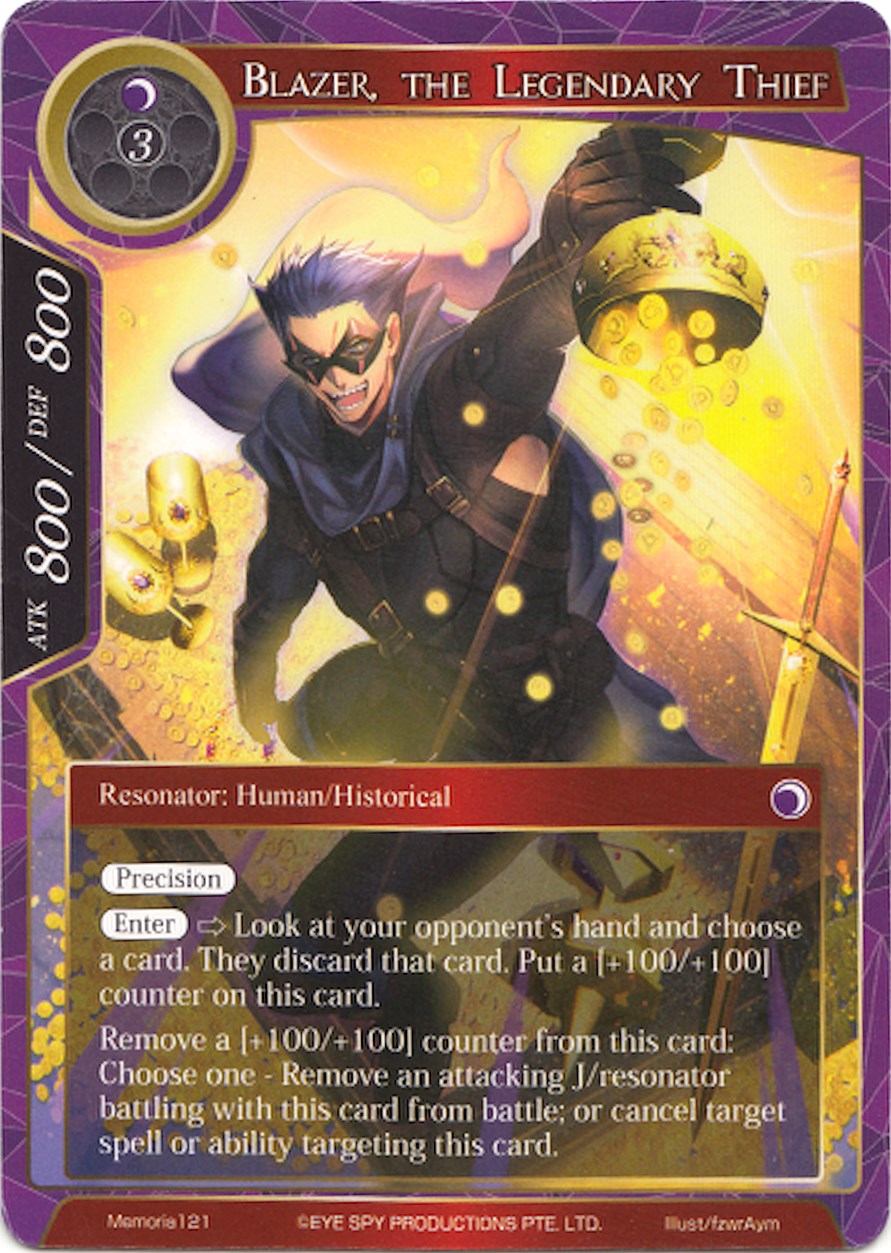 Blazer, the Legendary Thief (Memoria121) [Alice Origin Memoria Cards] | Jomio and Rueliete's Cards and Comics