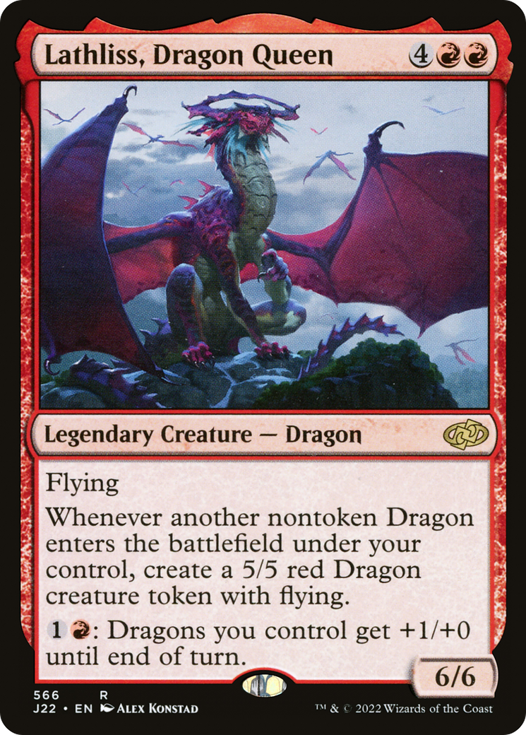 Lathliss, Dragon Queen [Jumpstart 2022] | Jomio and Rueliete's Cards and Comics
