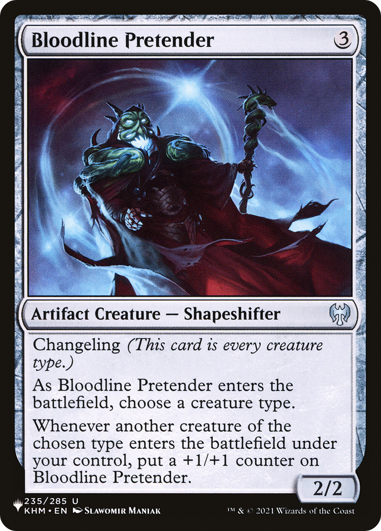 Bloodline Pretender [The List] | Jomio and Rueliete's Cards and Comics