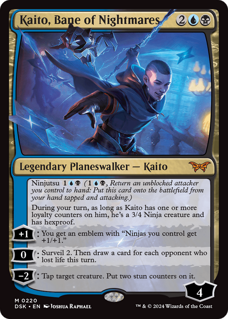 Kaito, Bane of Nightmares [Duskmourn: House of Horror] | Jomio and Rueliete's Cards and Comics