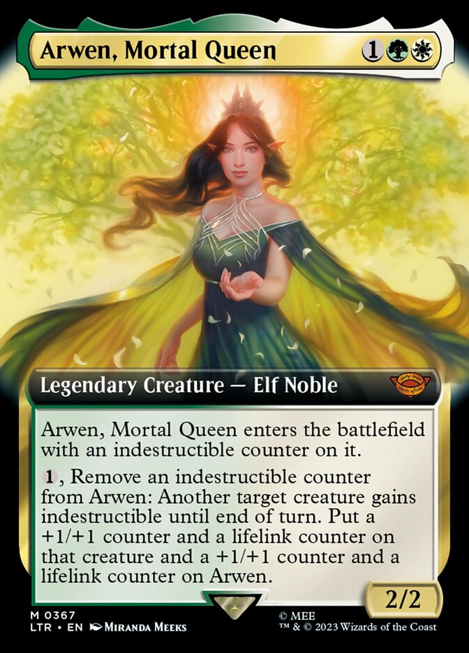 Arwen, Mortal Queen (Extended Art) [The Lord of the Rings: Tales of Middle-Earth] | Jomio and Rueliete's Cards and Comics