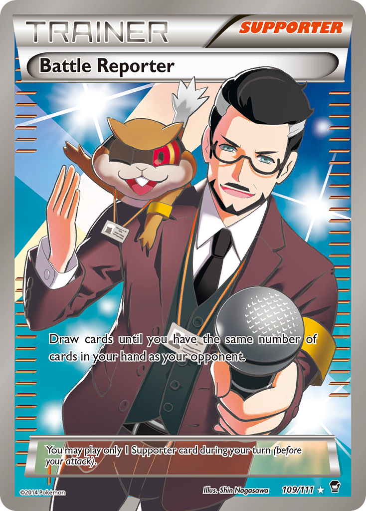 Battle Reporter (109/111) [XY: Furious Fists] | Jomio and Rueliete's Cards and Comics