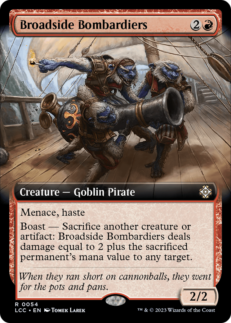 Broadside Bombardiers (Extended Art) [The Lost Caverns of Ixalan Commander] | Jomio and Rueliete's Cards and Comics