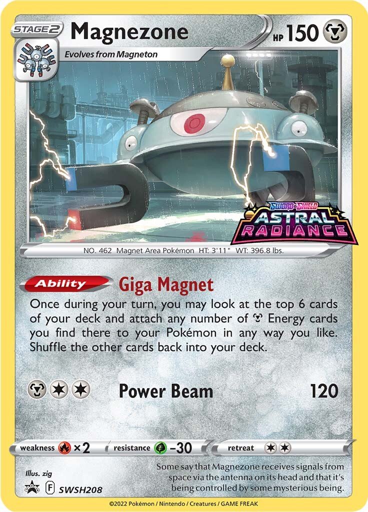Magnezone (SWSH208) [Sword & Shield: Black Star Promos] | Jomio and Rueliete's Cards and Comics