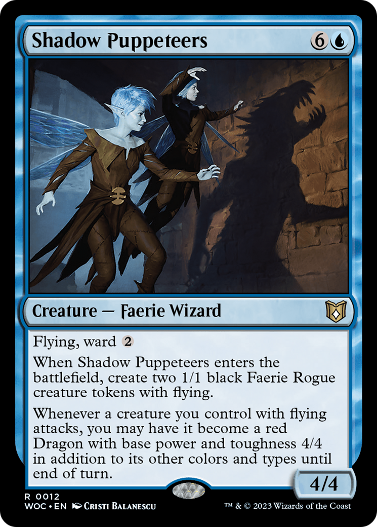 Shadow Puppeteers [Wilds of Eldraine Commander] | Jomio and Rueliete's Cards and Comics