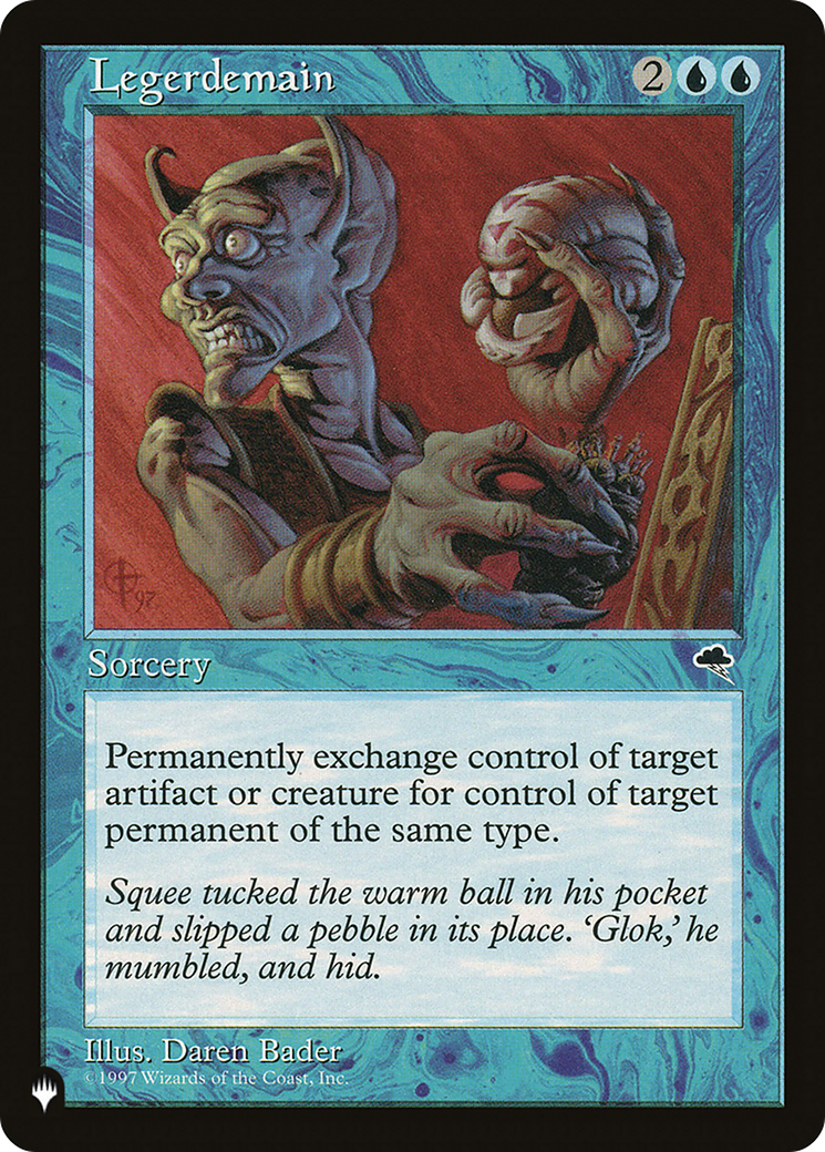 Legerdemain [The List] | Jomio and Rueliete's Cards and Comics