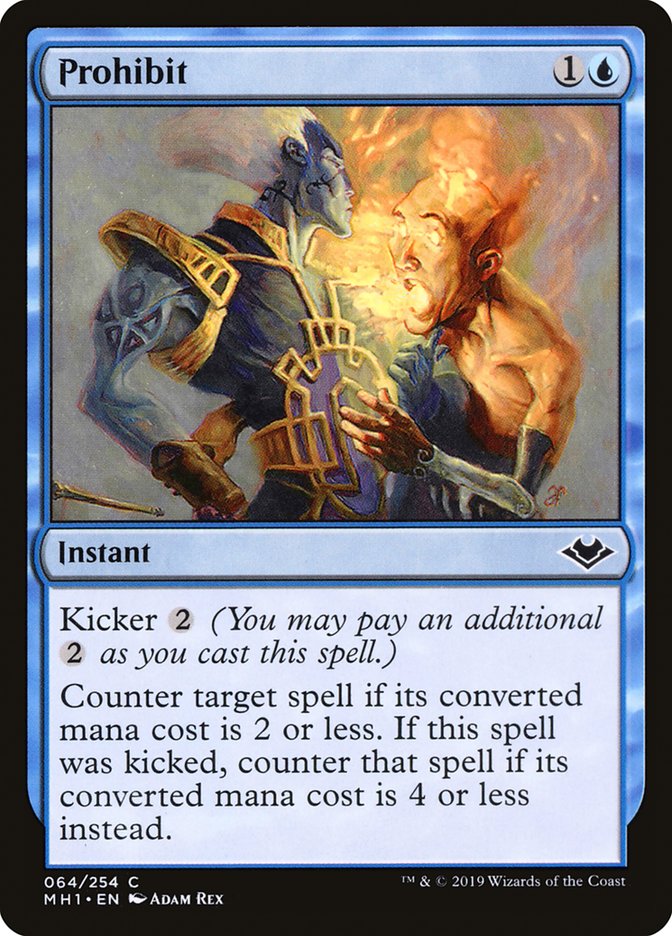 Prohibit [Modern Horizons] | Jomio and Rueliete's Cards and Comics