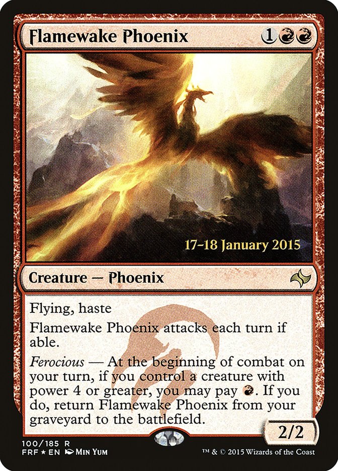 Flamewake Phoenix [Fate Reforged Prerelease Promos] | Jomio and Rueliete's Cards and Comics