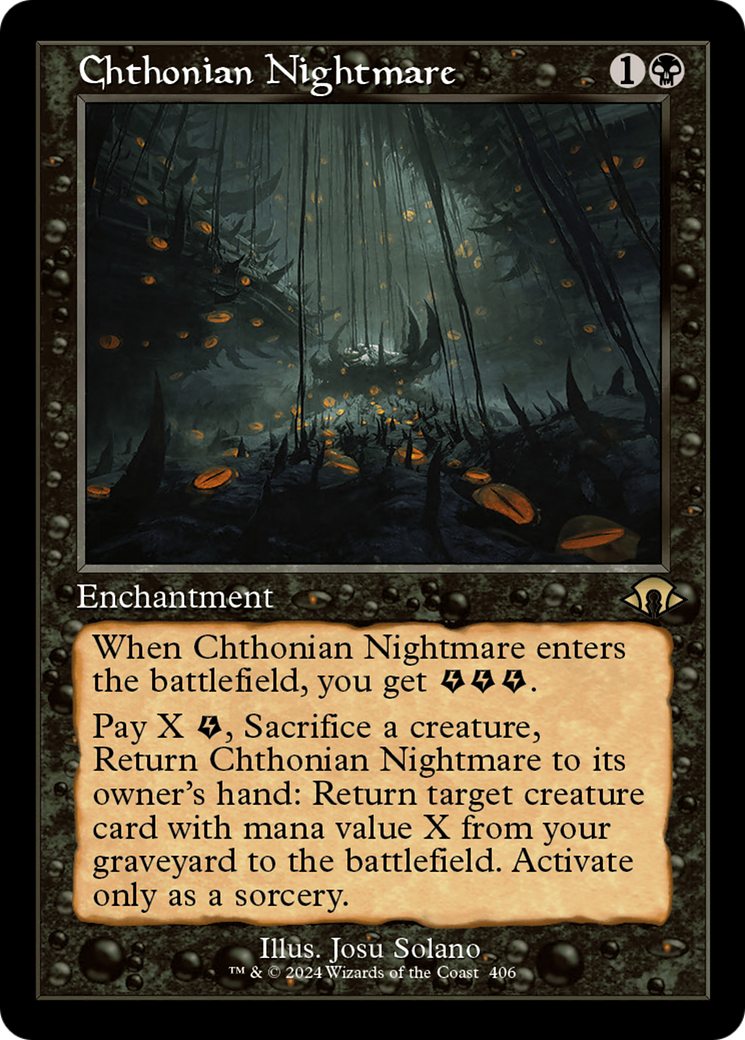 Chthonian Nightmare (Retro) [Modern Horizons 3] | Jomio and Rueliete's Cards and Comics