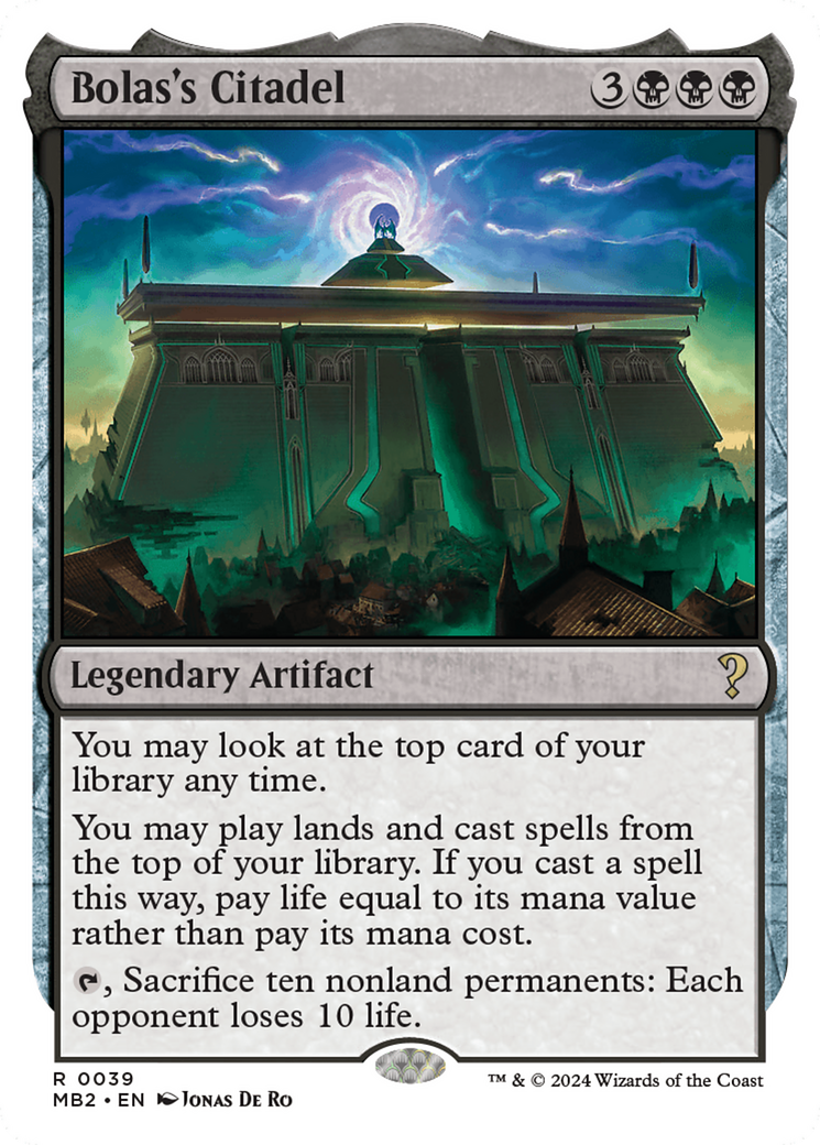 Bolas's Citadel (White Border) [Mystery Booster 2] | Jomio and Rueliete's Cards and Comics