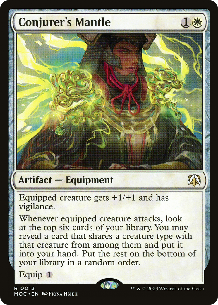 Conjurer's Mantle [March of the Machine Commander] | Jomio and Rueliete's Cards and Comics