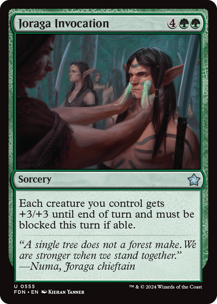 Joraga Invocation [Foundations] | Jomio and Rueliete's Cards and Comics