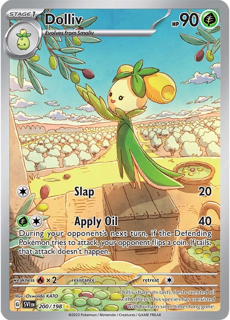 Dolliv (200/198) [Scarlet & Violet: Base Set] | Jomio and Rueliete's Cards and Comics