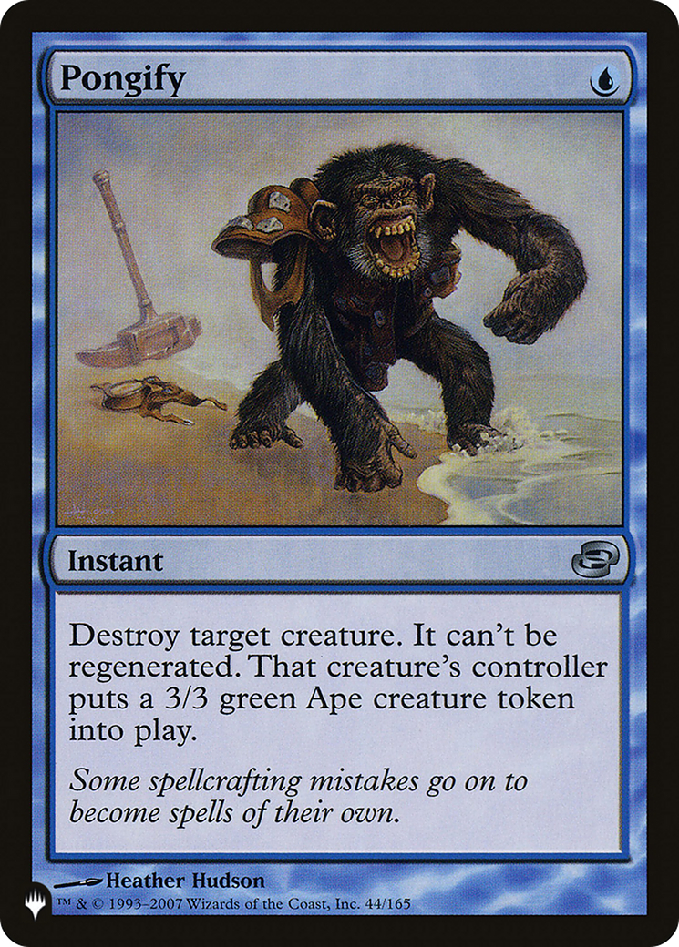 Pongify [Secret Lair: From Cute to Brute] | Jomio and Rueliete's Cards and Comics