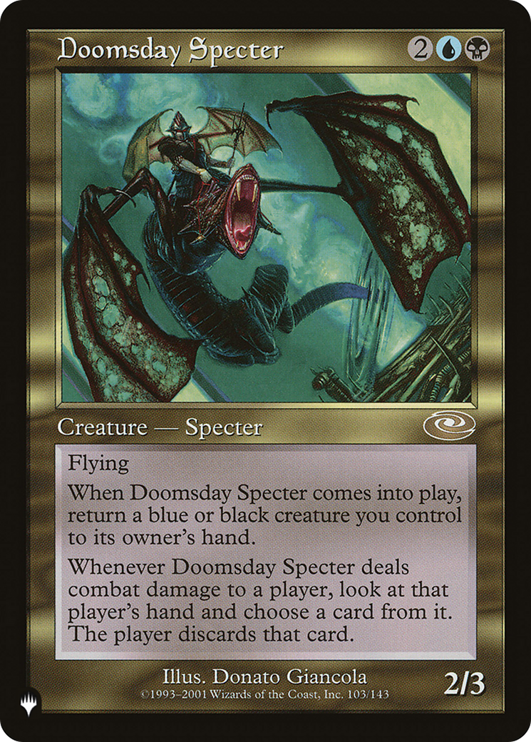 Doomsday Specter [The List] | Jomio and Rueliete's Cards and Comics
